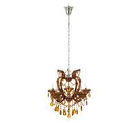 Paris prix Lustre en verre antique - Marron