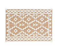 Douceur d'Intérieur, Tapis Rectangle (120 x 170 cm) Medine Naturel, Jute Uni et Coton Uni