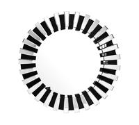 Paris prix Miroir mural rond Apollon - Argent