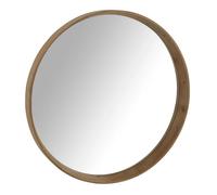 Paris prix Miroir mural rond bois - Marron