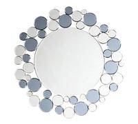Paris prix Miroir mural rond Bubble - Argent