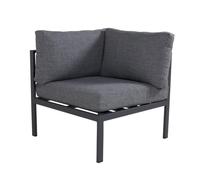 Paris Prix Module Canapé d'angle de Jardin Copacabana 74cm Noir