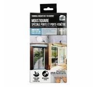 CMP Campagnolo Moustiquaire pour porte Découpable 220×120 cm Fixation auto agrippante Blanc