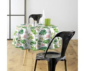 Paris Prix Nappe Toile Cirée Ronde Baleares 160cm Vert