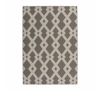 Tapis Ethnique à Poils Courts "Now I" Taupe 80 x 150 cm Marron G