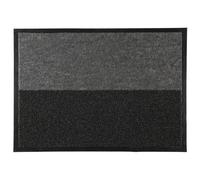 Paris Prix Paillasson Brossant 2 en 1" 50x70cm Noir & Gris