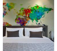 Paris Prix Paint Splashes Map of the World 154x200