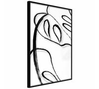 Paris Prix Painted Monstera Leaf 40 x 60 cm