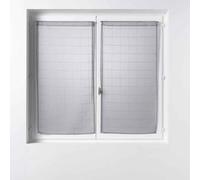 Paris Prix Paire de Voilages Eulalie 60x90cm Gris