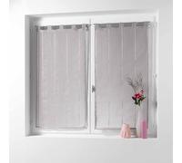 Paris Prix Paire de Voilages Linahe 90x90cm Taupe
