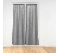 Paris Prix Paire de Voilages Passe-Tringle Haltona 70x200cm Gris