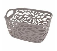 Paris prix Panier à linge motif végétal - Taupe