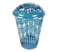 Paris prix Panier à linge rond ajouré - Bleu