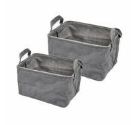 Paris prix Panier à linge tissu - Anthracite