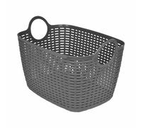 Paris prix Panier à linge tressé - Gris