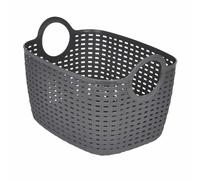 Paris prix Panier à linge tressé - Gris