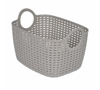 Paris prix Panier à linge tressé - Taupe