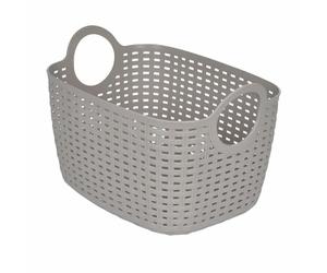 Paris prix Panier à linge tressé - Taupe