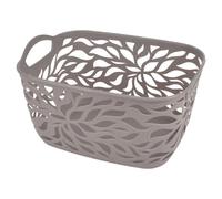 Paris prix Panière à linge motif végétal - Taupe