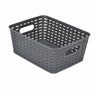 Paris prix Panière à linge tressée - Gris