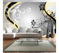 Paris Prix Papier Peint XXL Art Flowers Yellow 280 x 500 cm