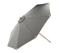 Paris prix Parasol inclinable bois - Gris