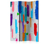 Paris prix paravent 3 volets abstrait - Multicolore