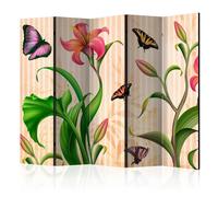 Paris prix Paravent 5 volets Vintage Spring - Multicolore