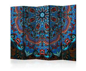 Paris prix Paravent Blue Fantasy II - Multicolore