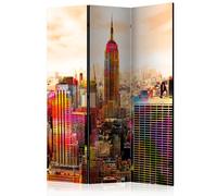 Paris prix Paravent Colors of New York City III - Multicolore