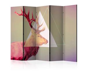Paris prix Paravent Deer Graphic Pattern - Multicolore