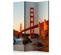 Paris prix Paravent Golden Gate Bridge - Multicolore