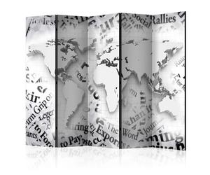 Paris prix Paravent The World of Newspapers II - Multicolore