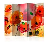 Paris prix Paravent Velvet Poppies III - Multicolore