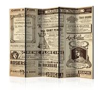 Paris prix Paravent vintage 5 volets - Multicolore