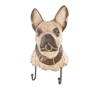 HAKU garderobe Murale Motif, métal - Dim.: L 20 cm x H 36 cm x P 5 cm, Style: Industrial