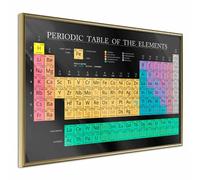 Paris Prix Periodic Table of the Elements - 30 x 20 cm Or