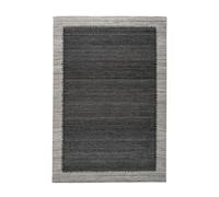 Tapis Imprimé à Poils Courts Phoenix Anthracite 80 x 150 cm