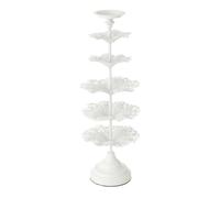 Paris prix Photophore arbre - 22x22x62 cm - Blanc