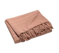 Paris Prix Plaid à Franges Lilia 180x220cm Mocha