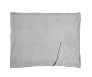 Paris Prix Plaid Microfibre Roméo 150x200cm Gris Clair