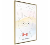 Paris Prix Polite Bunny 30x45 cm - Or