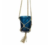 Paris Prix Pot Verre Chanvre 13 cm Bleu