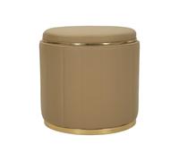 Paris Prix Pouf Coffre Design London 46cm Marron