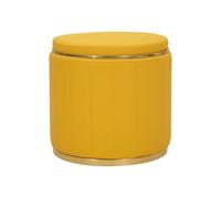 Paris Prix Pouf Coffre Design London 46cm Moutarde