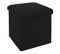 Paris prix Pouf-coffre pliable - Noir