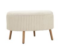 Paris Prix Pouf Coffre XL Goteborg Big 83cm Blanc
