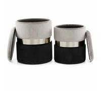 Paris prix pouf-coffre Zora - Gris