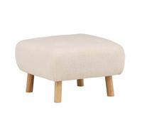 Paris prix Pouf déco bouclette - Naturel