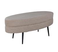 Paris prix Pouf design bouclette Otto - Beige
